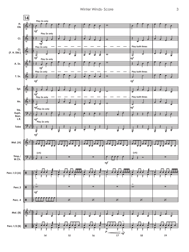 Randall Standridge Music Grade 0.5 - Winter Winds
