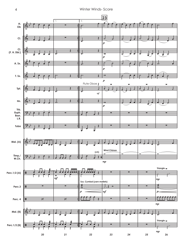 Randall Standridge Music Grade 0.5 - Winter Winds