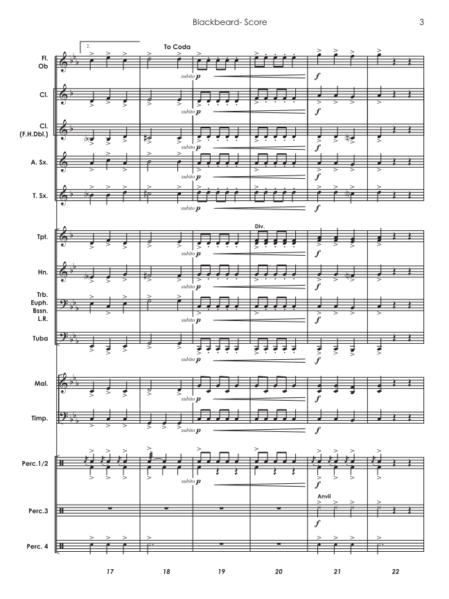 Randall Standridge Music Grade 0.5 - Blackbeard