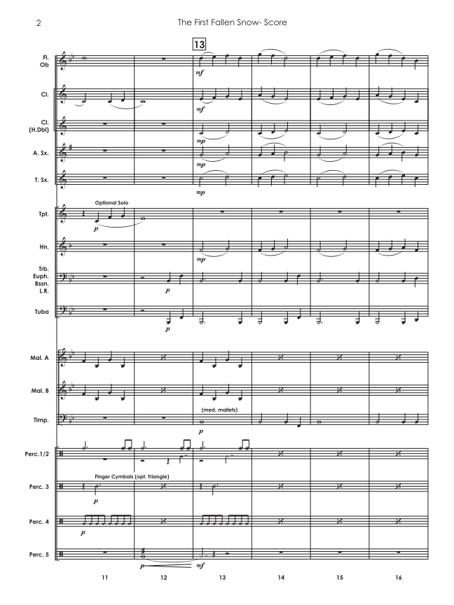 Randall Standridge Music Grade 0.5 - The First Fallen Snow