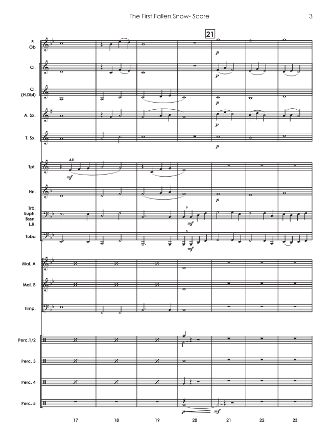 Randall Standridge Music Grade 0.5 - The First Fallen Snow