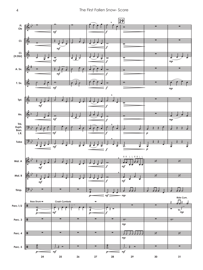 Randall Standridge Music Grade 0.5 - The First Fallen Snow