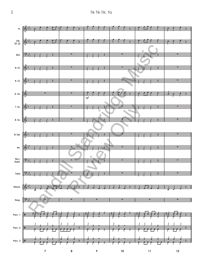 Randall Standridge Music Grade 0.5 - Tik Tik Tik Ya