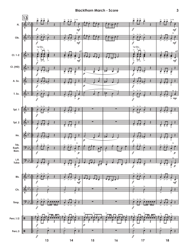 Randall Standridge Music Grade 1.5 - Blackthorn March