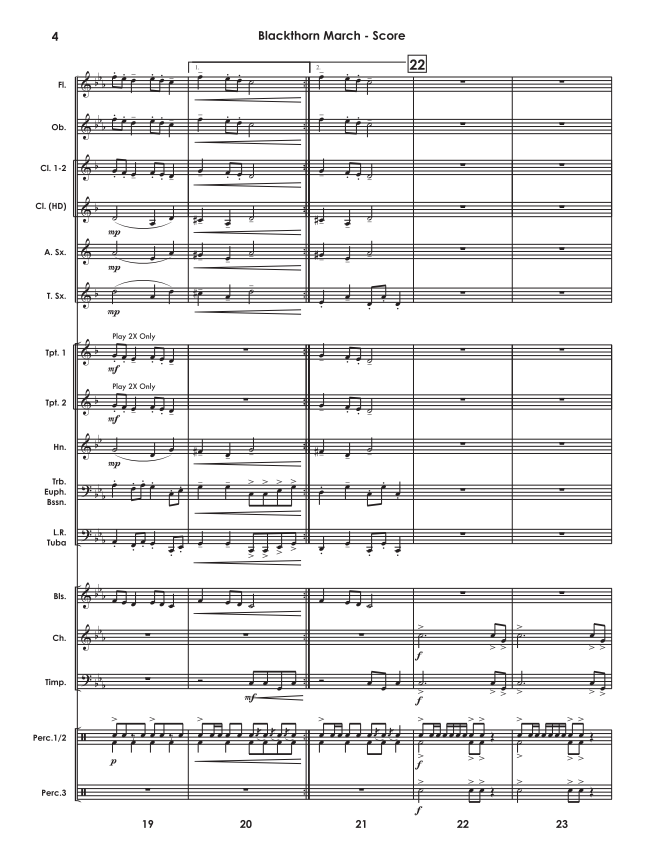 Randall Standridge Music Grade 1.5 - Blackthorn March