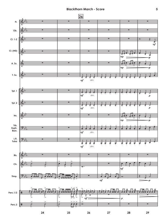 Randall Standridge Music Grade 1.5 - Blackthorn March