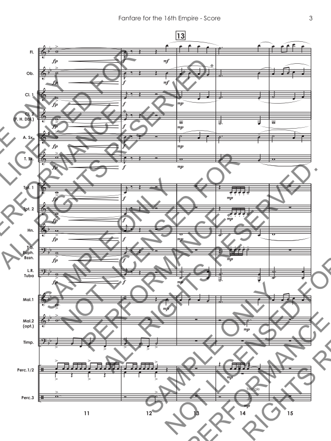 Randall Standridge Music Grade 1.5 - Fanfare for the 16th Empire