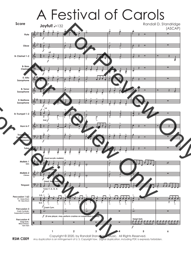 Randall Standridge Music Grade 1.5 - A Festival of Carols