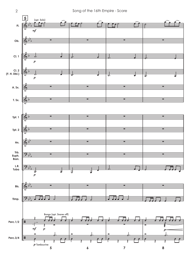 Randall Standridge Music Grade 1.5 - Song of the 16th Empire