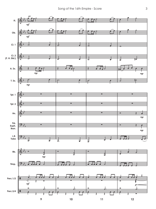 Randall Standridge Music Grade 1.5 - Song of the 16th Empire