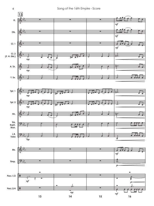 Randall Standridge Music Grade 1.5 - Song of the 16th Empire