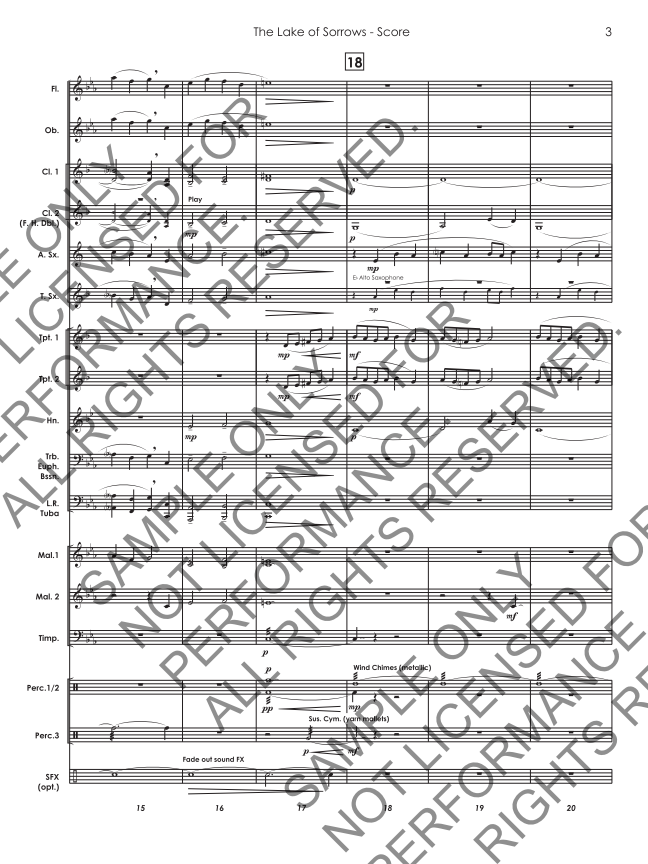 Randall Standridge Music Grade 1.5 - Lake Of Sorrows