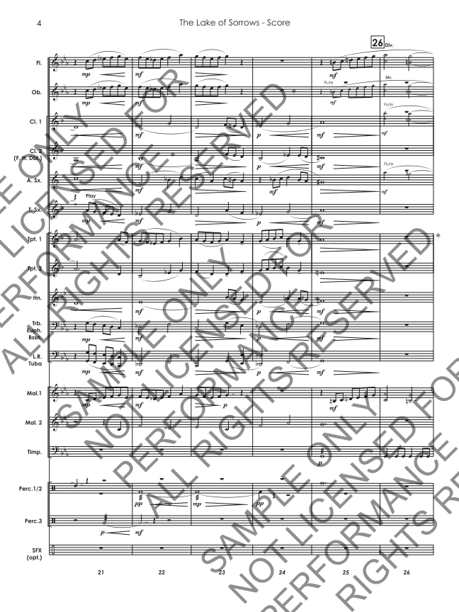 Randall Standridge Music Grade 1.5 - Lake Of Sorrows