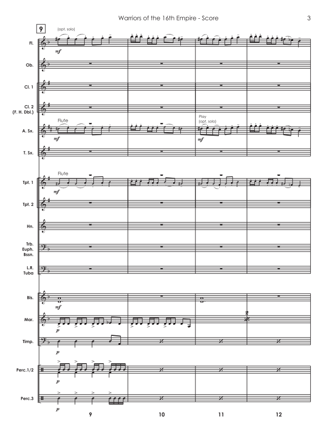 Randall Standridge Music Grade 1.5 - Warriors of the 16th Empire