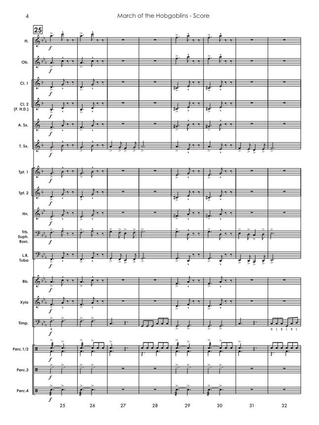 Randall Standridge Music Grade 1.5 - March of the Hobgoblins