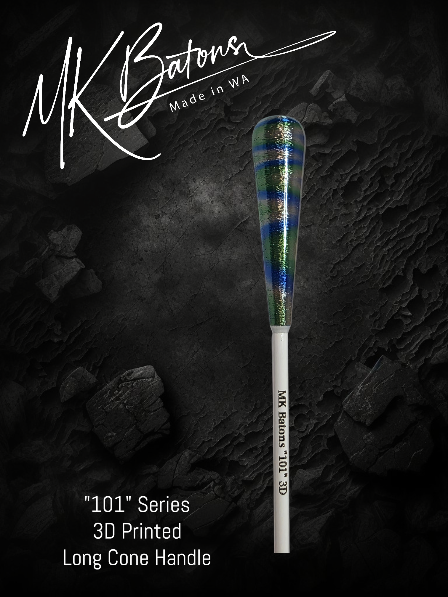 MK Batons - “101" Series 3D Printed