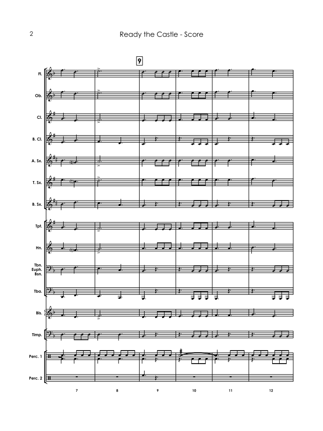 Randall Standridge Music Grade 1 - Ready The Castle