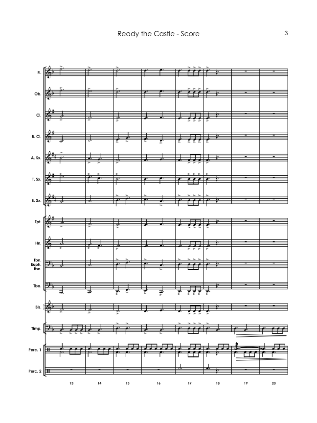 Randall Standridge Music Grade 1 - Ready The Castle