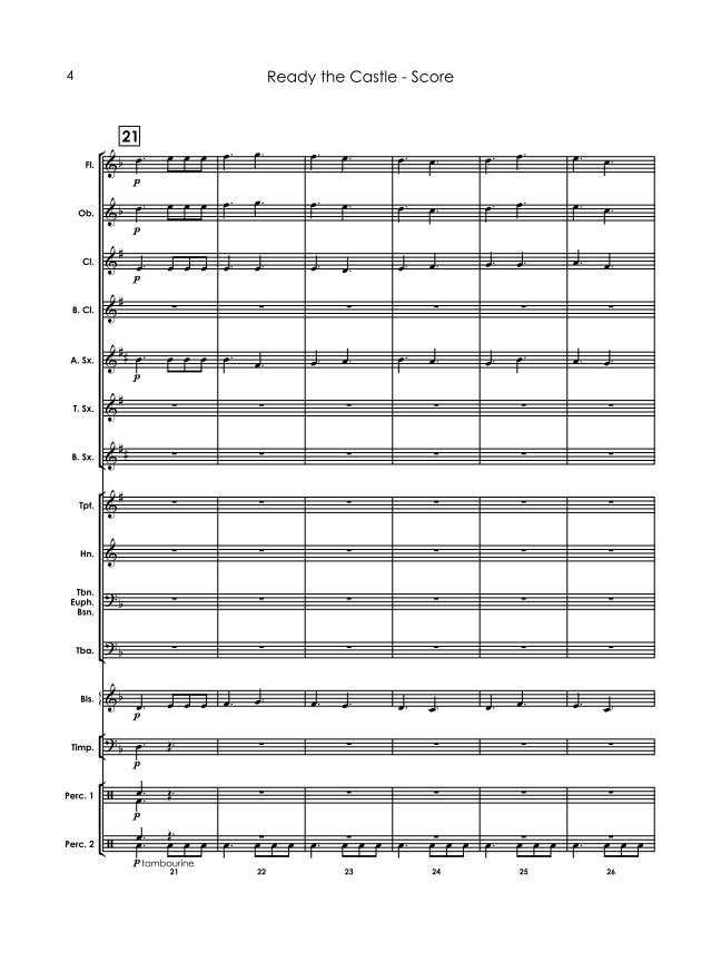 Randall Standridge Music Grade 1 - Ready The Castle