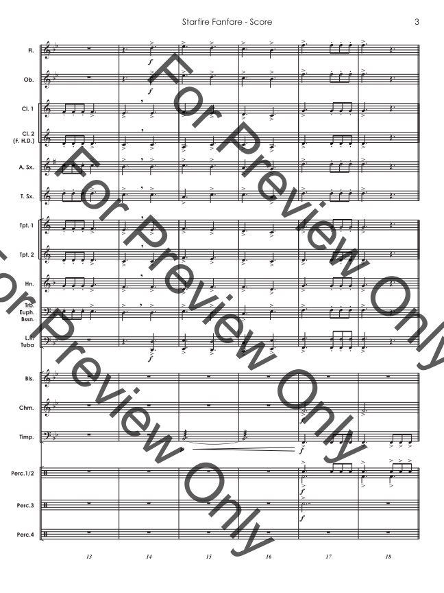 Randall Standridge Music Grade 1 - Starfire Fanfare