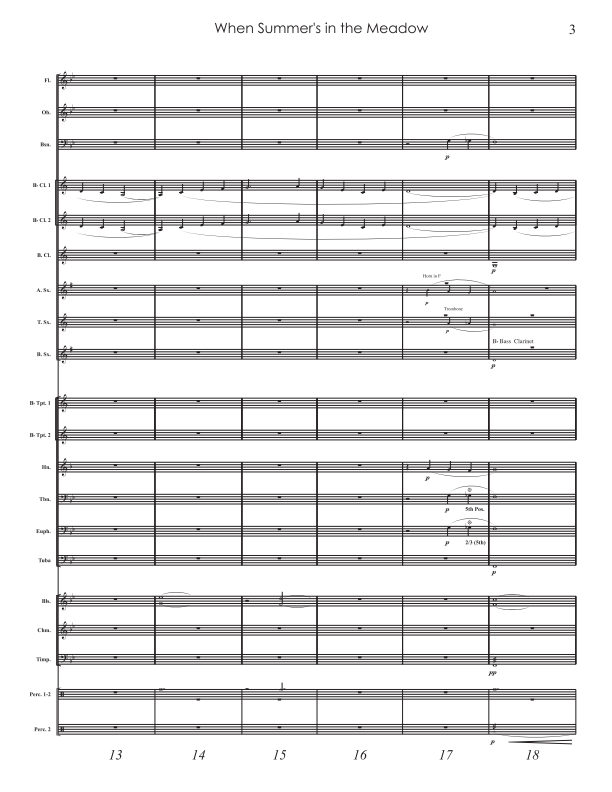 Randall Standridge Music Grade 1 - When Summer's In The Meadow