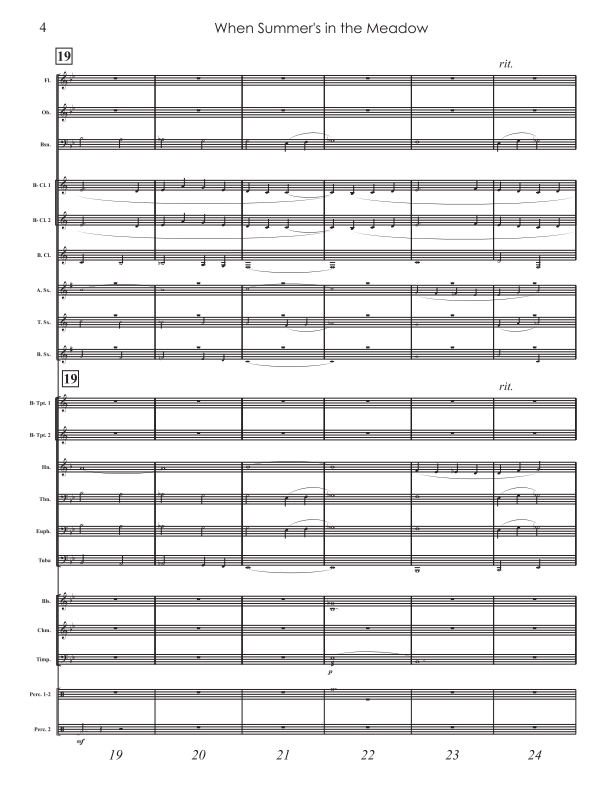 Randall Standridge Music Grade 1 - When Summer's In The Meadow