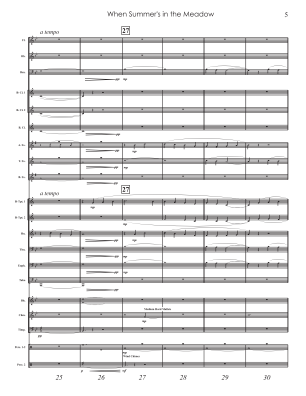 Randall Standridge Music Grade 1 - When Summer's In The Meadow