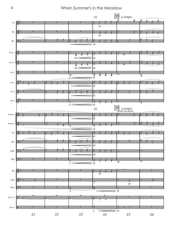 Randall Standridge Music Grade 1 - When Summer's In The Meadow