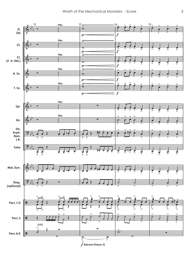 Randall Standridge Music Grade 1 - Wrath of the Mechanical Monsters