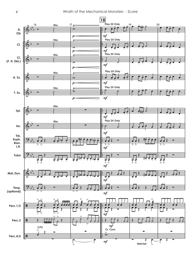 Randall Standridge Music Grade 1 - Wrath of the Mechanical Monsters