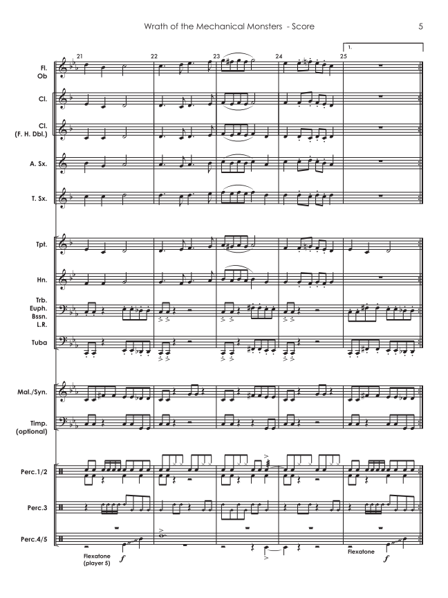 Randall Standridge Music Grade 1 - Wrath of the Mechanical Monsters