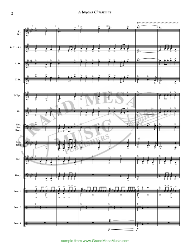 Randall Standridge Music Grade 1 - A Joyous Christmas