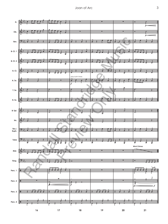 Randall Standridge Music Grade 1 - Joan of Arc