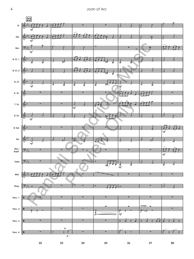 Randall Standridge Music Grade 1 - Joan of Arc