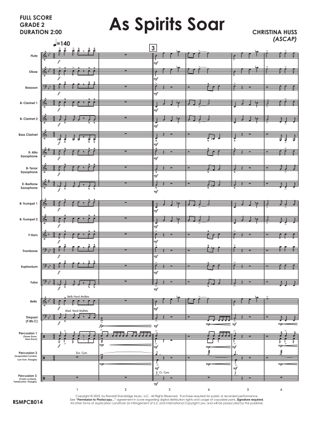 Randall Standridge Music Grade 2 - As Spirits Soar