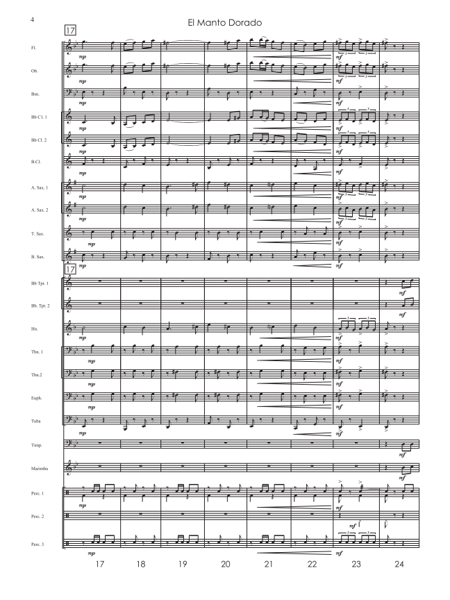 Randall Standridge Music Grade 2 - El Manto Dorado