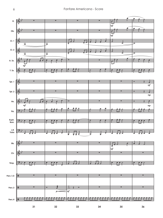 Randall Standridge Music Grade 2 - Fanfare Americana