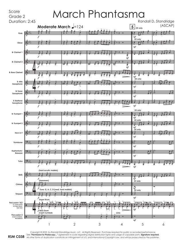 Randall Standridge Music Grade 2 - March Phantasma