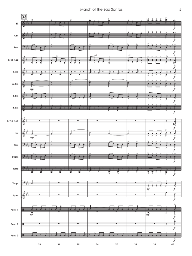 Randall Standridge Music Grade 2 - March Of The Sad Santas