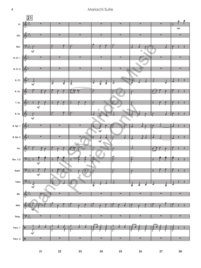 Randall Standridge Music Grade 2 - Mariachi Suite
