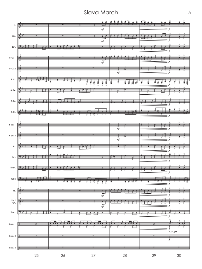 Randall Standridge Music Grade 2 - Slava March