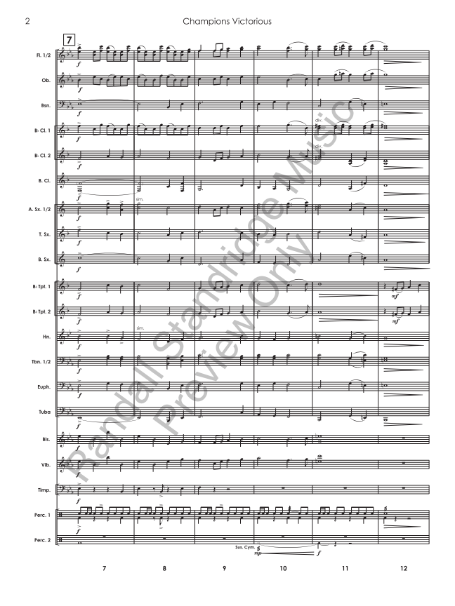 Randall Standridge Music Grade 2 - Champions Victorious