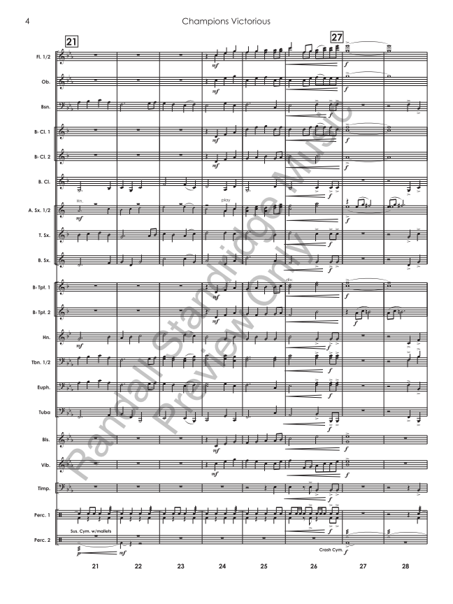 Randall Standridge Music Grade 2 - Champions Victorious