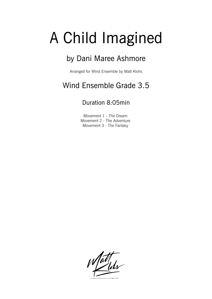 Grade 3.5 - A Child Imagined