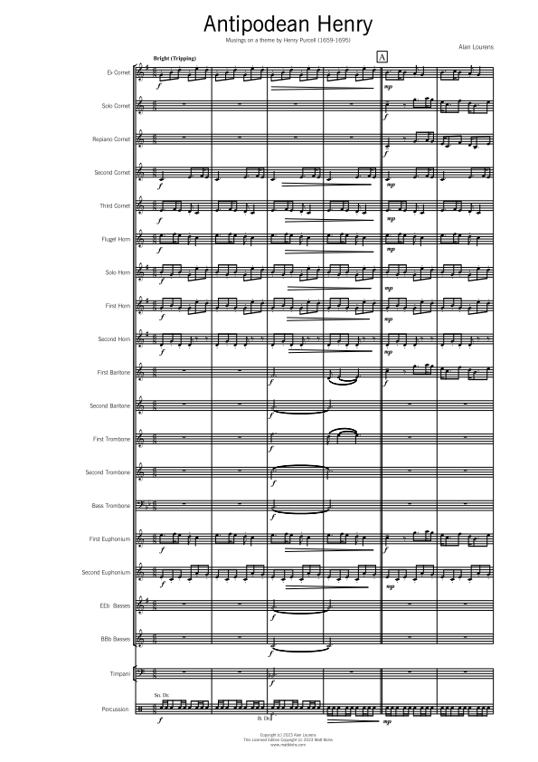 Brass Band - A/B Grade - Antipodean Henry