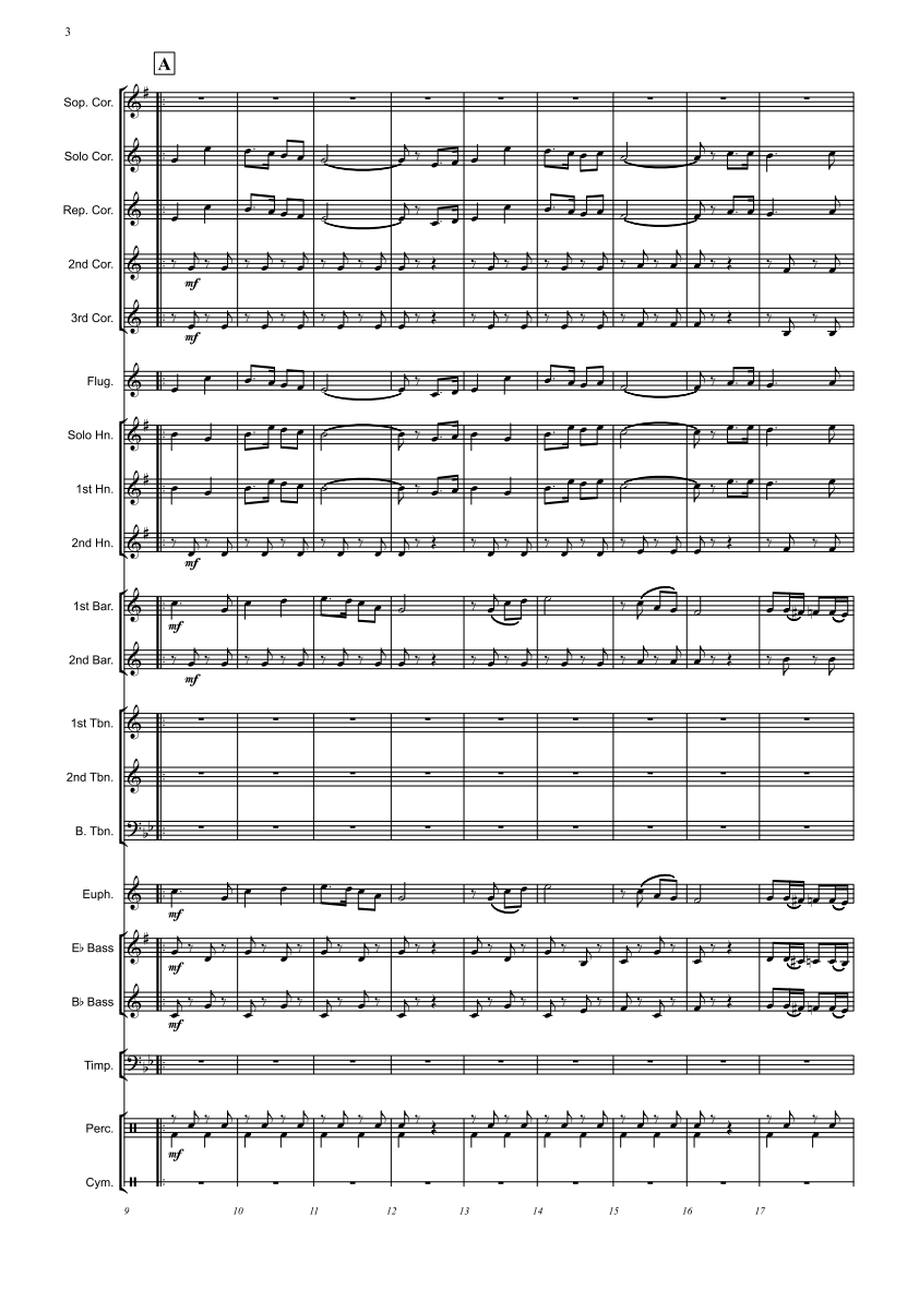 Brass Band - C/D Grade - Together in Spirit