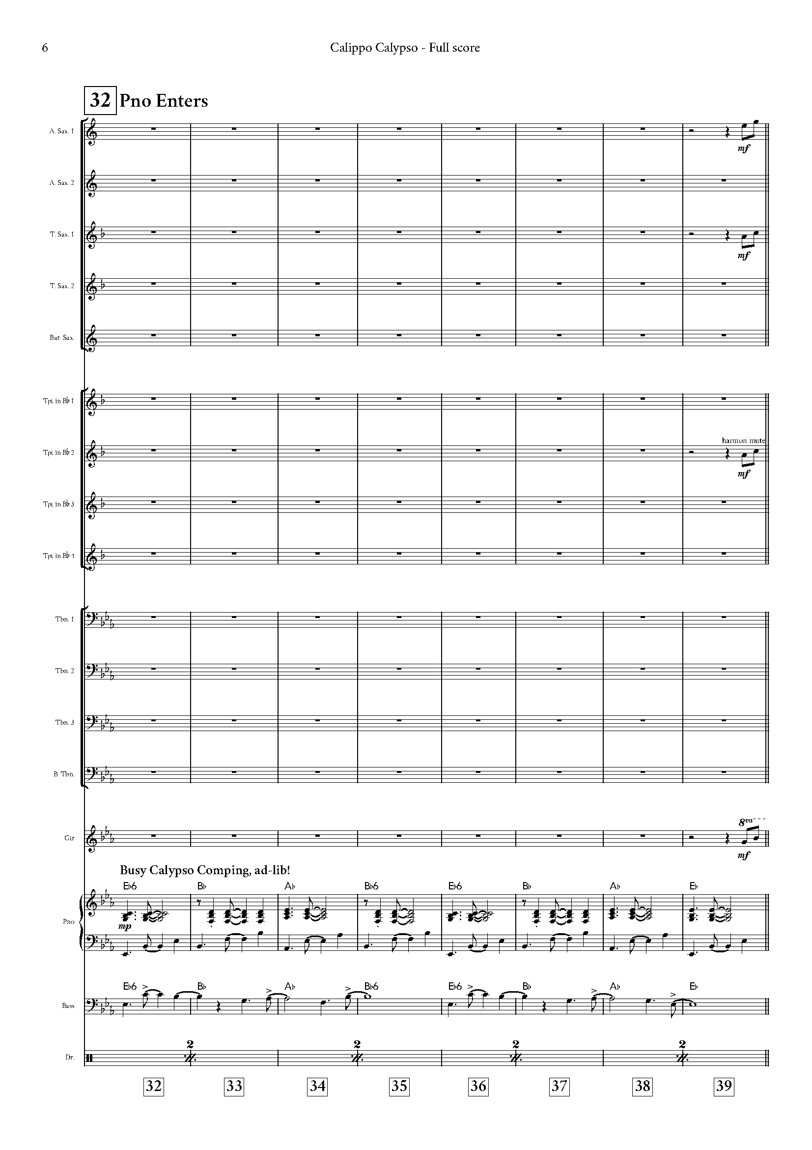 Australian Big Band - Calippo Calypso - Intermediate