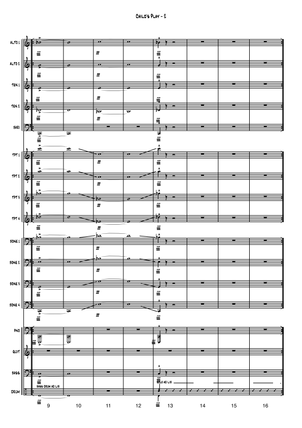 Australian Big Band - Judy Bailey Collection - Child's Play