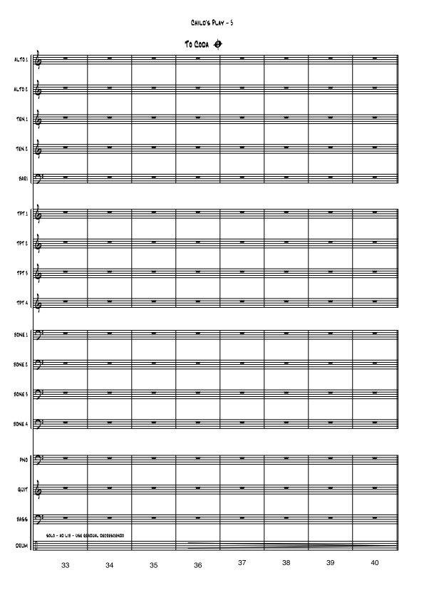 Australian Big Band - Judy Bailey Collection - Child's Play