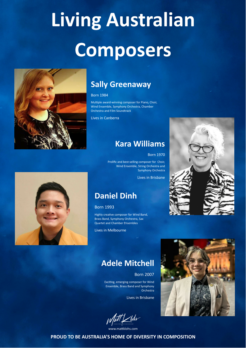 Living Australian Composers Poster #1